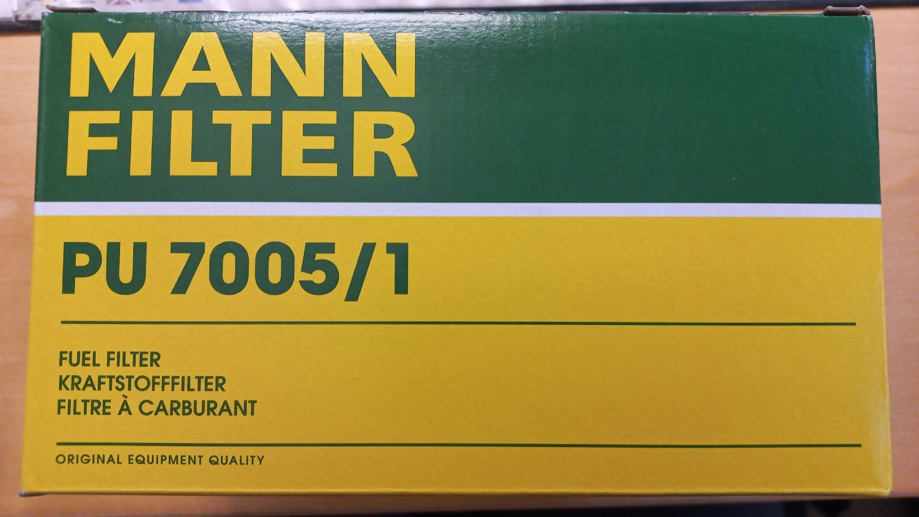 Jeep Tutti pezzi di ricambio auto: MANN Filter PU 7005/1, NEU, Jeep Compass – Nuovo e nell'imballaggio originale da Birsfelden venduto da limiti