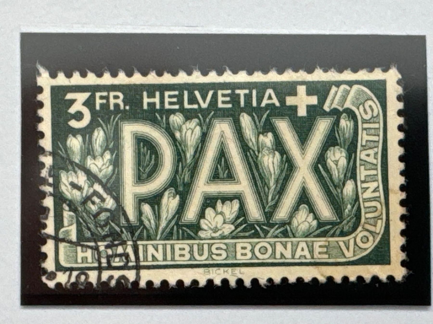 Alle Briefmarken: 1945, PAX, ZNr. 272, gestempelt – Gebraucht aus Küssnacht am Rigi von POSTOMASTER