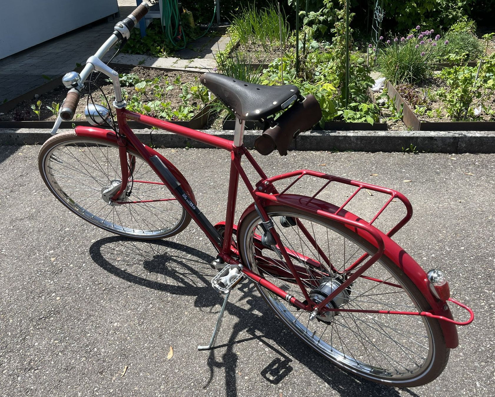 Velos: Rotes Herren-Velo, Achielle Miel, Top Zustand – Gebraucht aus Winterthur von Beat8344 6