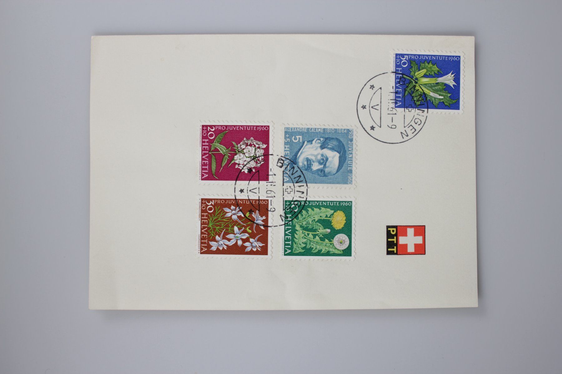 Tutti i francobolli: Ersttagsbrief Pro Juventute 1960 Schweiz – Usato da Basel venduto da IRMAundFRED