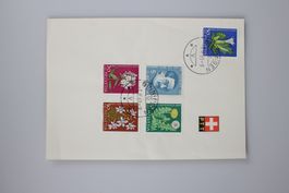 Ersttagsbrief Pro Juventute 1960 Schweiz
