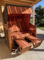 Strandkorb Sonnen Partner 2-Sitzer mit Liegefunktion