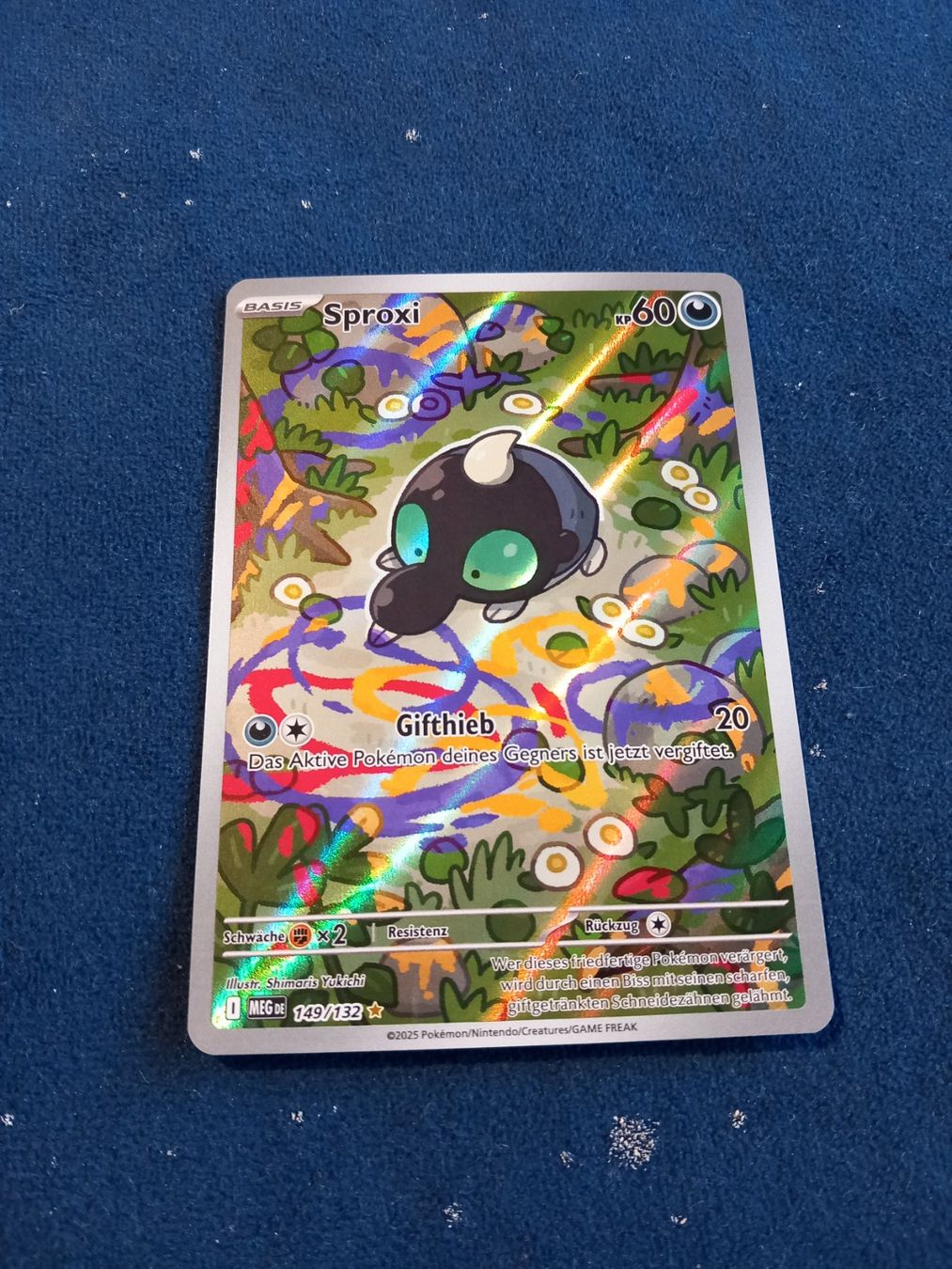 Pokémon Carte collezionabili: Sproxi/Shroodle Illustration Rare (DE) Mega Evolution 149 – Nuovo (secondo la descrizione) da Hinterfultigen venduto da Marcel2112