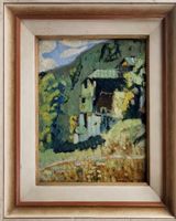 André-Julien Prina (1886Torino-1941Genève) Valais tableau