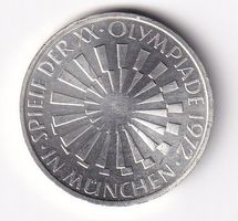 Deutschland 10 DM 1972 F vorz