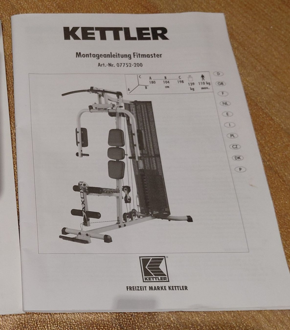 Kettler Hometrainer: Kettler Trainingsstation – Usato da Balgach venduto da Soniaz 4