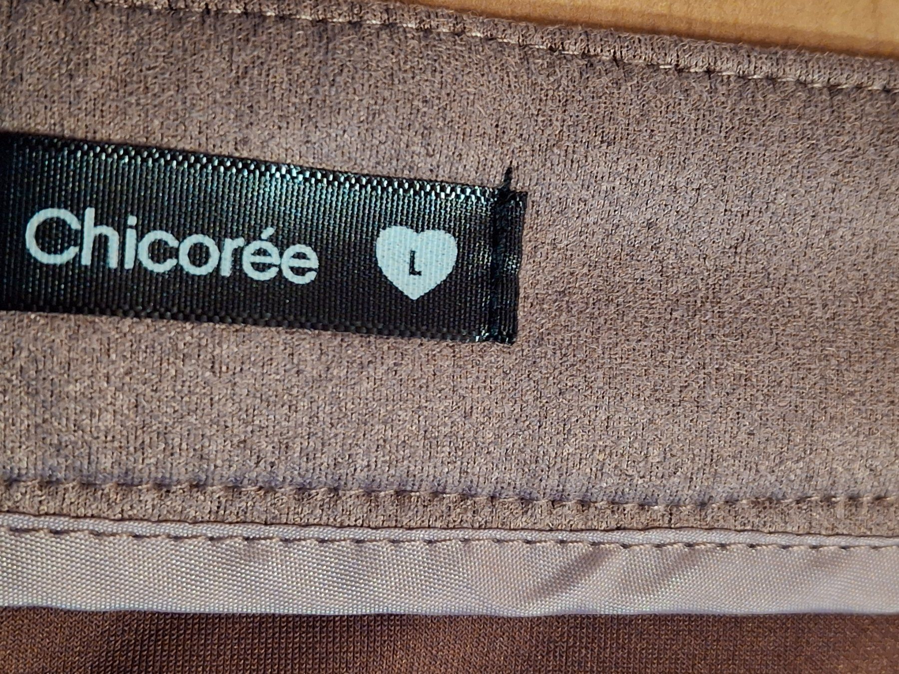 Gonne: Jupe imitation daim taille L marque Chicorée – Usato da Villiers venduto da san_jn5w 3