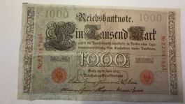 Allemagne – 1000 Mark 1910 – Reichsbanknote 