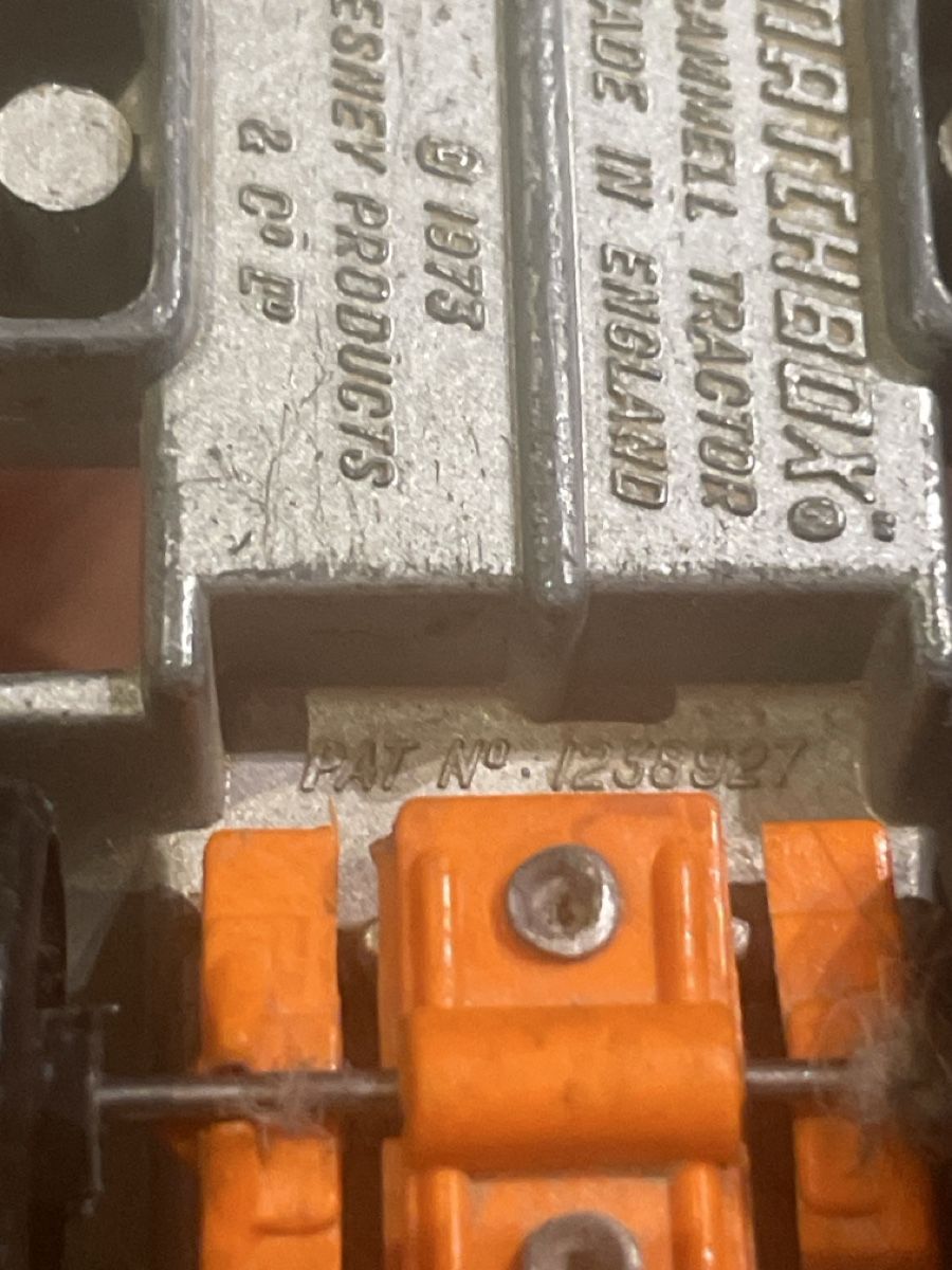 Matchbox Modellini d'auto: Matchbox Tractor  – Usato da Sargans venduto da Didis 3