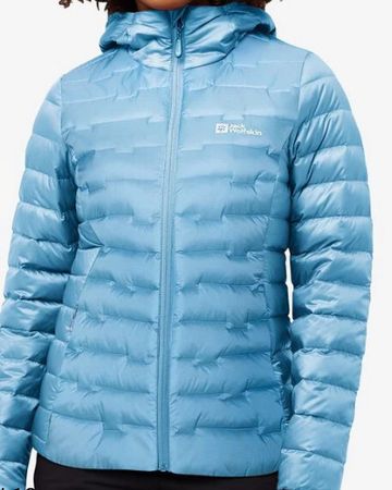 Jack Wolfskin ultra leichte Daunenjacke Grösse S mit Bag