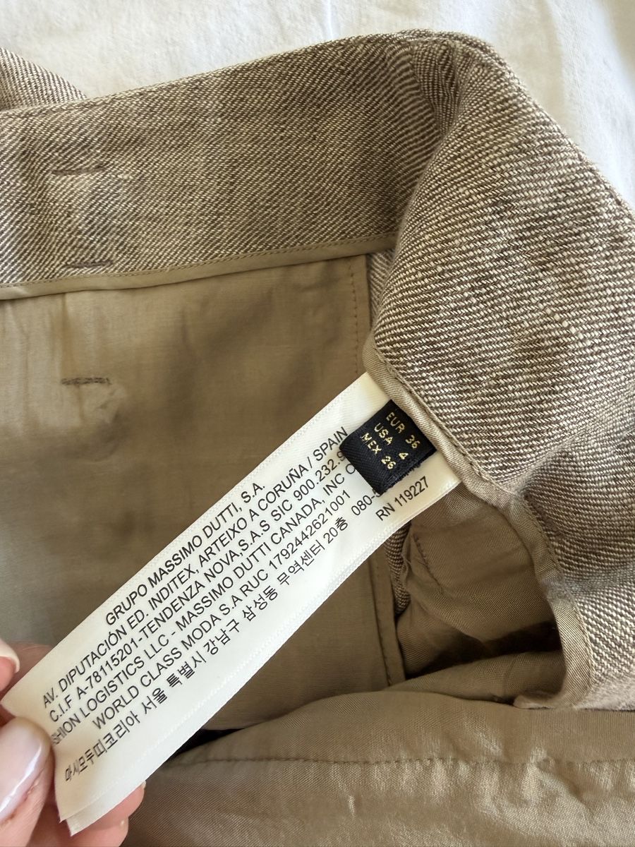 Massimo Dutti Anzüge & Kostüme: Massimo Dutti Blazer Pants Set Beige Size 36 – Gebraucht aus Genève von nba_l98n 9