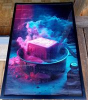 Quadro con cornice Fight Club sapone
