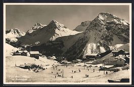 Inner-Arosa, Ortspartie und Furkahörner