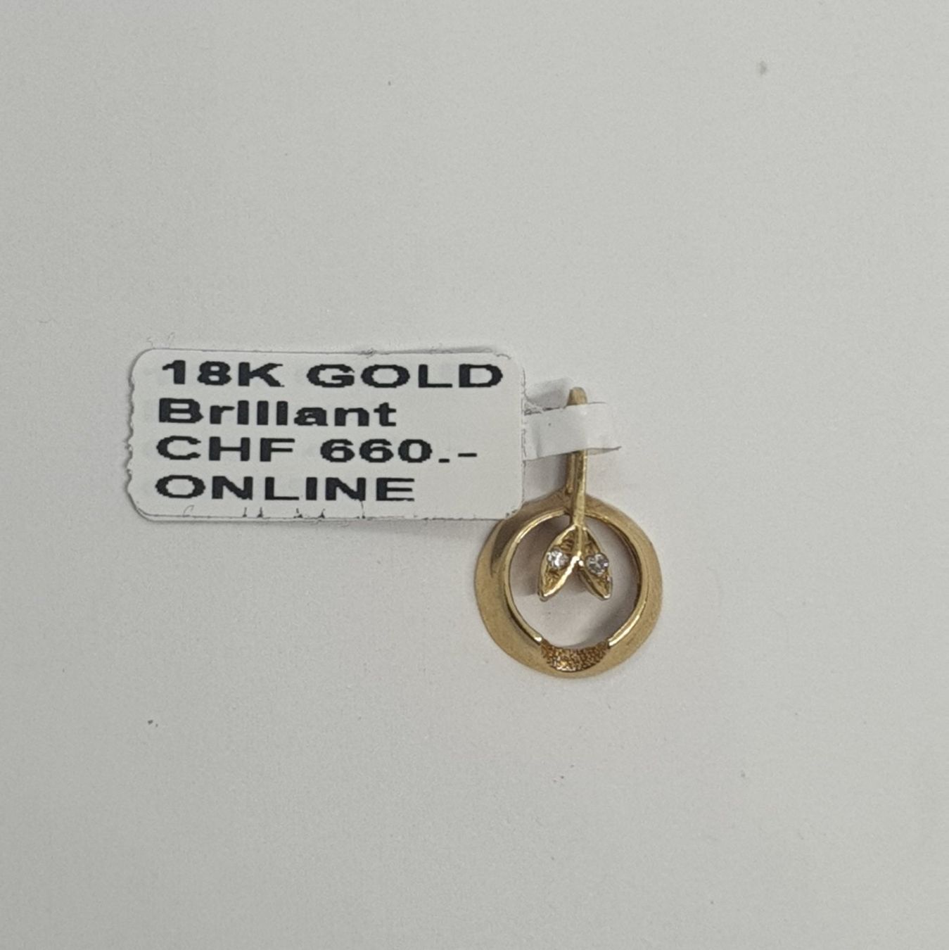 Ciondoli: Echt 18K Gold - Diamant Anhänger – Usato da Luzern venduto da Luzern-Goldhaus 2