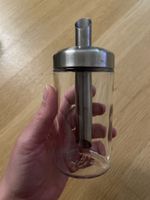 IKEA Zuckerstreuer aus Glas/Metall, Top Zustand!