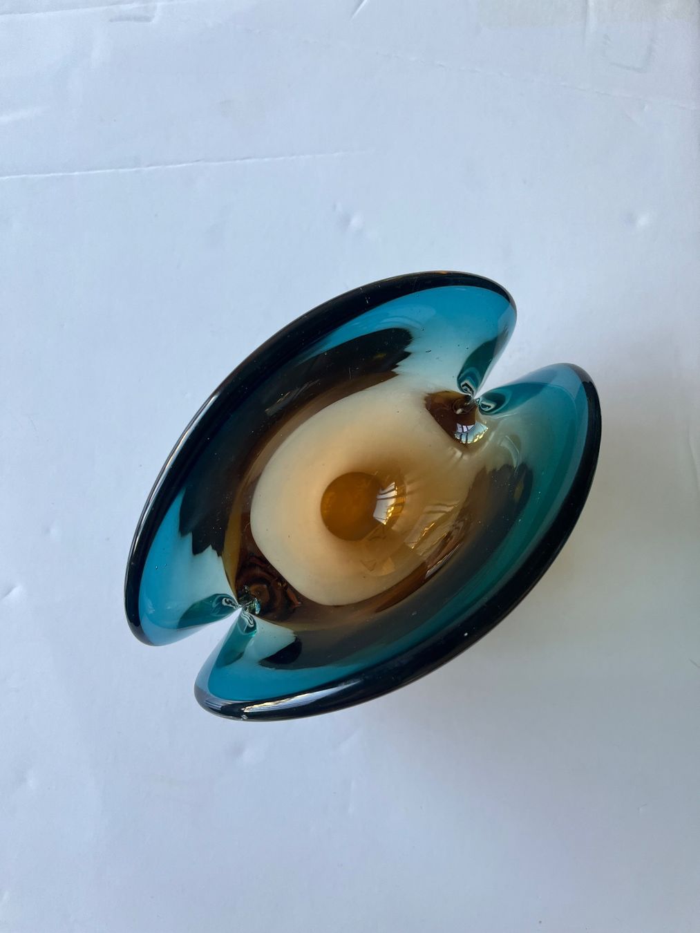 Murano Bicchieri: Murano Schale in Muschelform – Usato da Zürich venduto da omni64 5