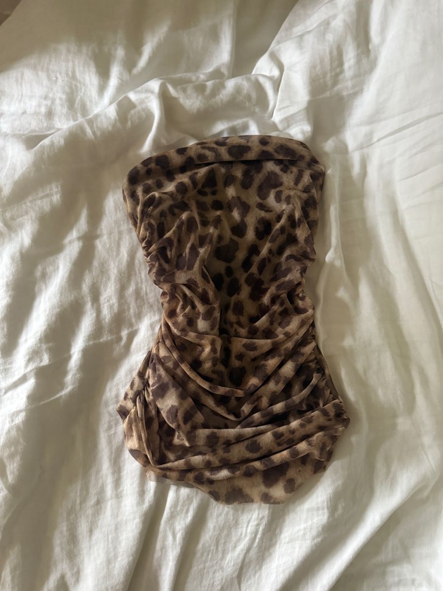 Zara Top: Leopard print tube top – Nuovo (secondo la descrizione) da Winterthur venduto da reb_z7k7