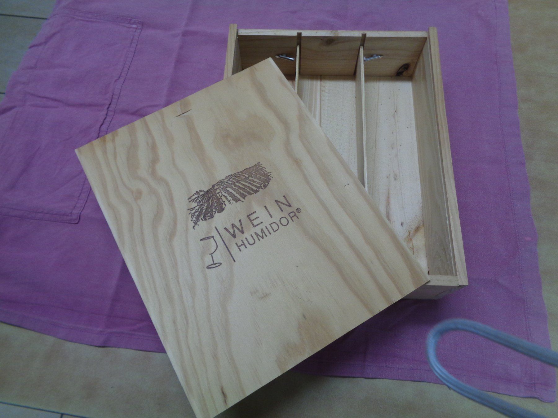 Humidor per sigari: Geschenkkistchen; Wein-Humidore – Nuovo (secondo la descrizione) da Termen venduto da Zofingia01 6