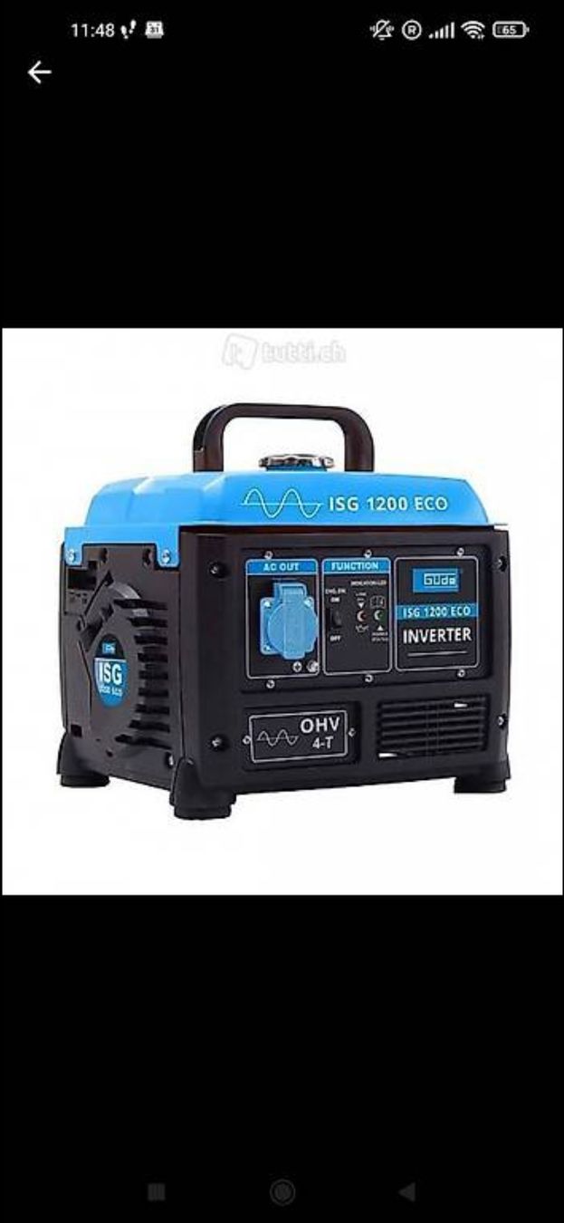 Generatori di corrente: Generator Neu – Nuovo e nell'imballaggio originale da Rebstein venduto da Mangobus