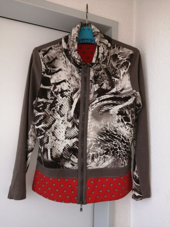 Jersey-Sweatshirt mit Reißverschlu Betty Barclay
