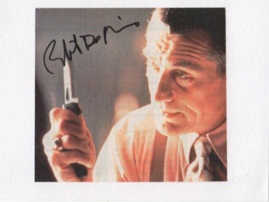 Autografi: Autogrammfoto von Schauspieler Robert De Niro USA – Usato da Muri AG venduto da rogana