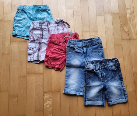 5 Kurze Hosen Mädchen Gr.98/104