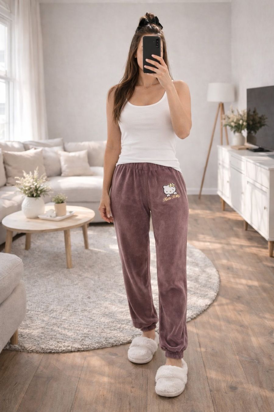 Pantaloni: Hello Kitty Jogginghose Braun Velours XS – Nuovo (secondo la descrizione) da Fully venduto da VaneaSelection 1