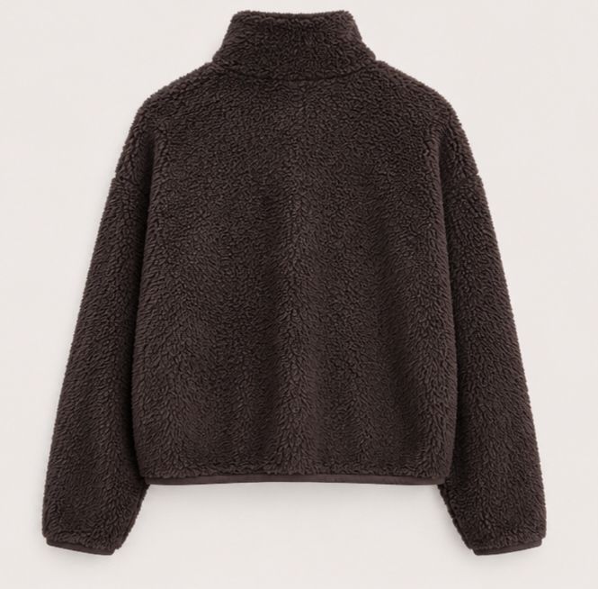 H&M Maglioni & Felpe: Warmer Winterpulli aus Teddyplüsch, Braun, Grösse S – Usato da St. Gallen venduto da sev_vdt7 1
