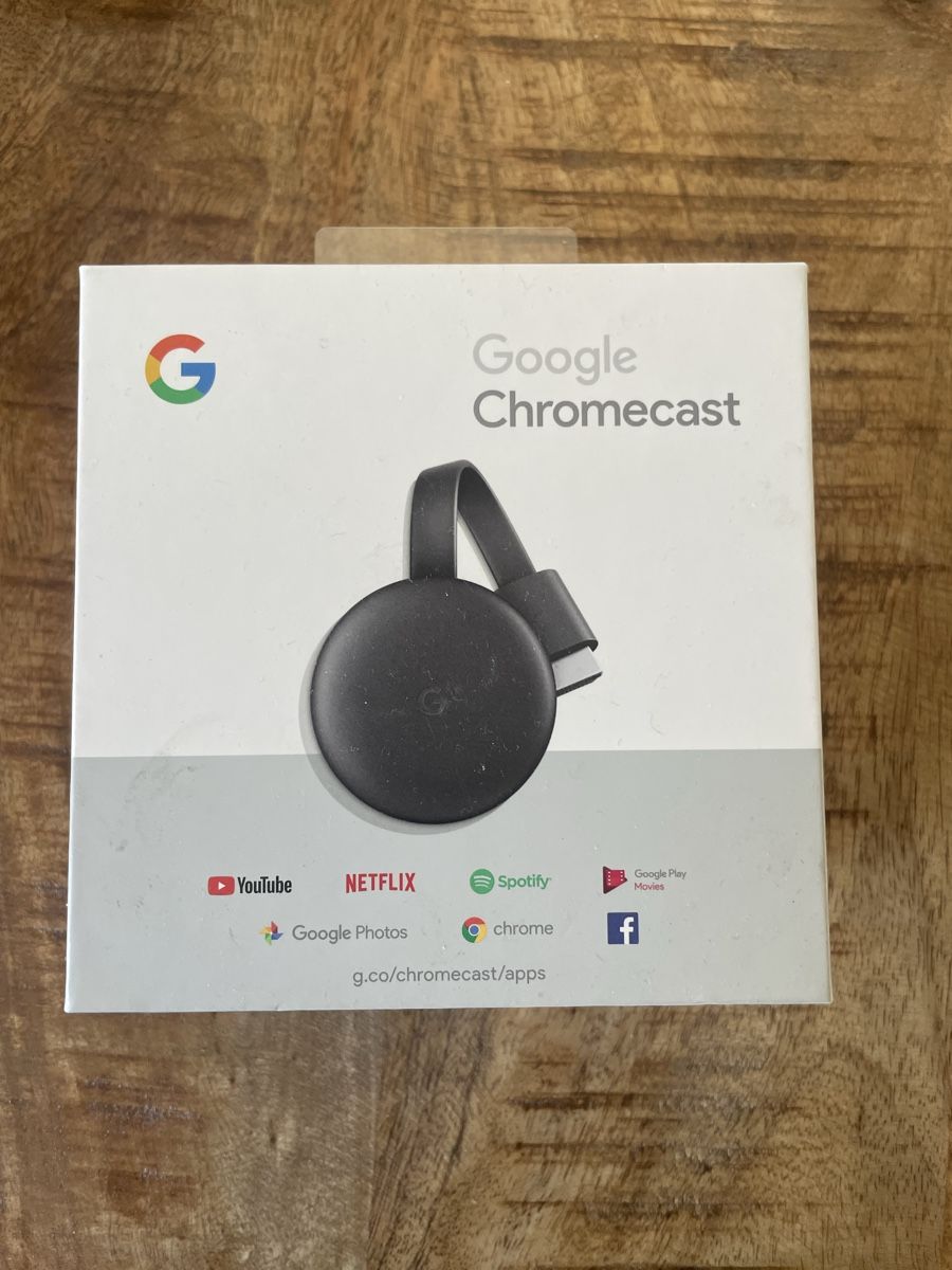Google Audio- & Mediensysteme: Google Chromecast neu im Karton mit Zubehör – Neu und originalverpackt aus Sevelen von L-Manuel-0