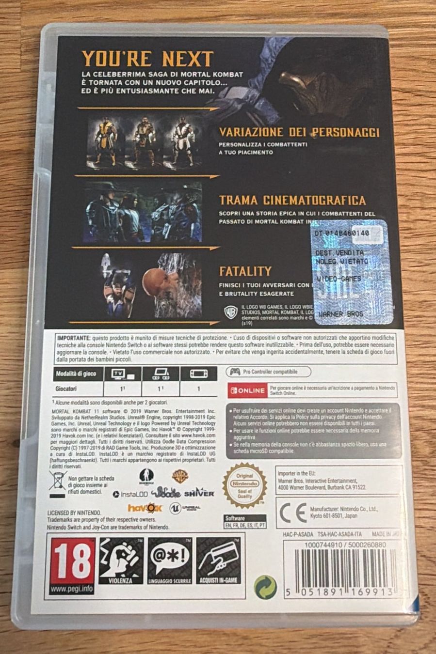 Nintendo Spiele: NINTENDO SWITCH MORTAL KOMBAT 11 – Gebraucht aus Zürich von Frei-Occasionen 2