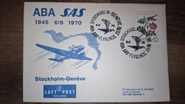 SAS Stockholm - Geneve 06.09.1970