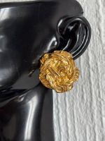 Boucles d'oreilles clip vintage signe DPR