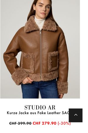 Reversibel Studio AR Shearling Jacke PKZ  , Gr. 34, Neu!