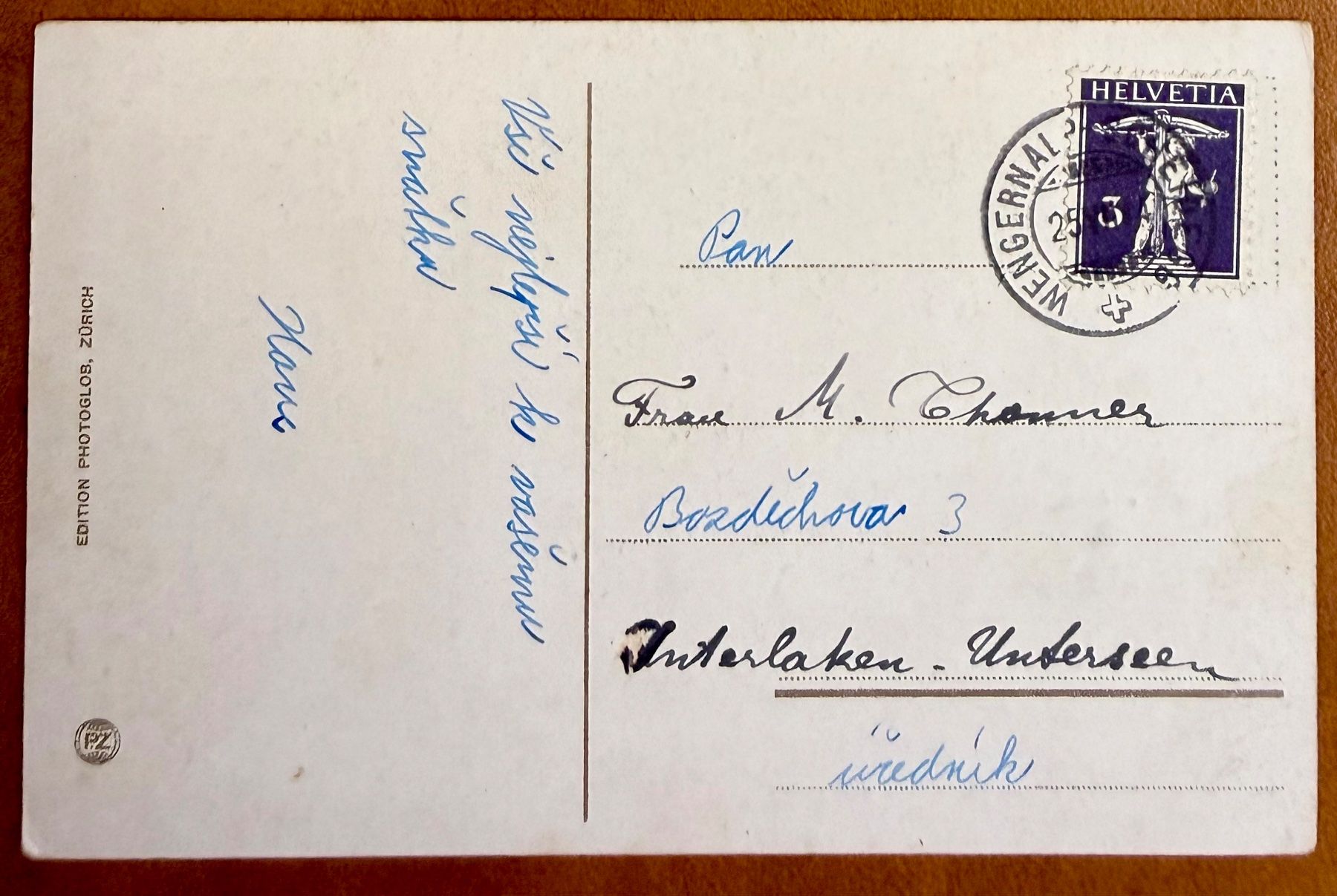 Cartes postales: Jungfraubahn - Station Eigergletscher 1914 – D'occasion à Lutry par Ediego 2