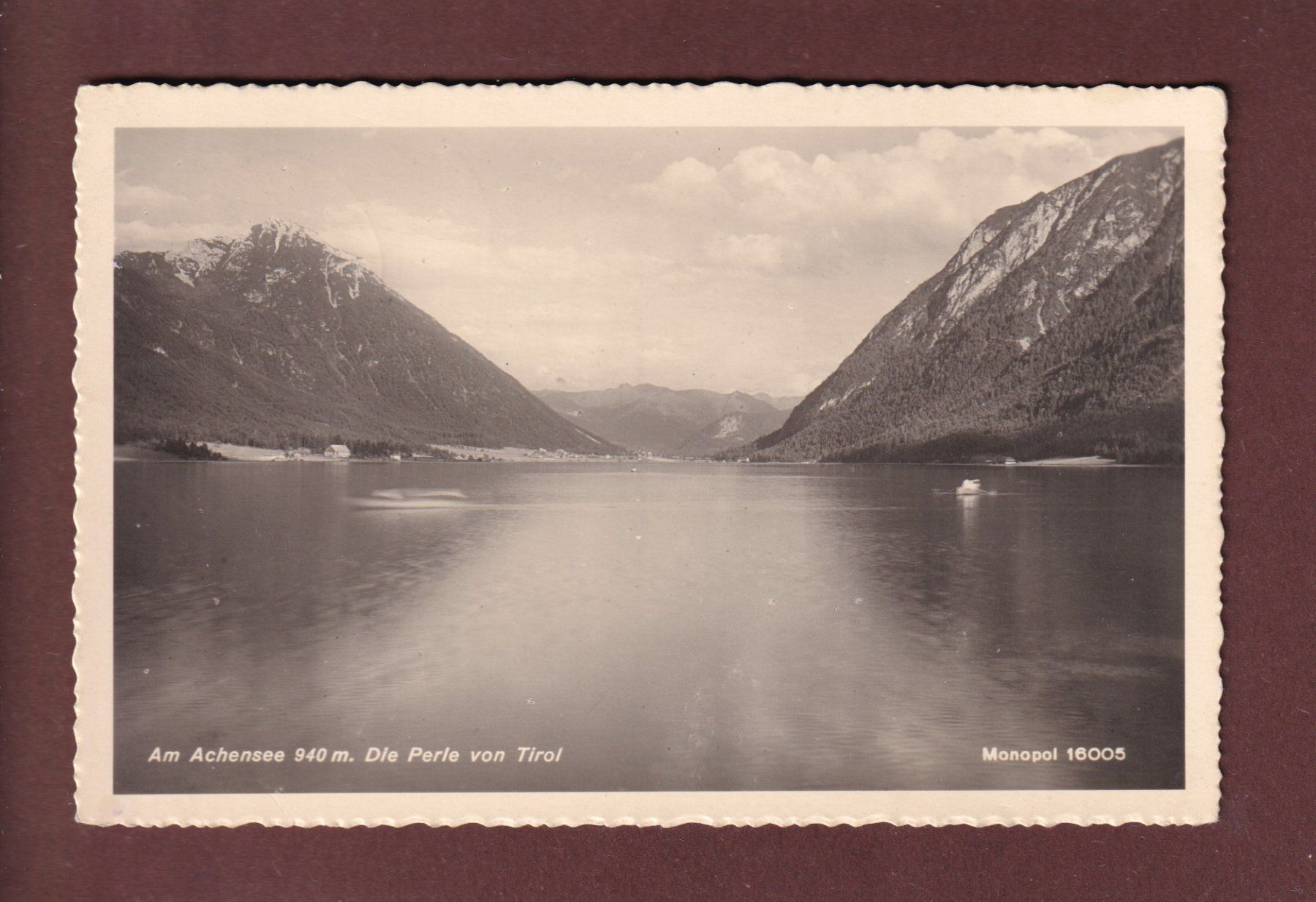 Cartes postales: Am ACHENSEE - 1942 – D'occasion à Pully par nicecards
