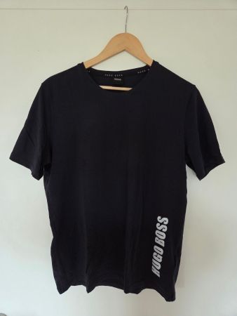BOSS Hugo Boss Identity T-Shirt Herren S Dunkelblau | Logo
