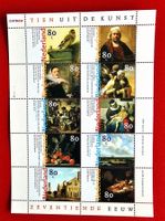 NEDERLAND NIEDERLANDE GEMÄLDE KUNST BOGEN 1999** POSTFRISCH