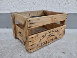 1 alte Holzkiste EGLISAU 1967 Kiste Getränkekiste Harass