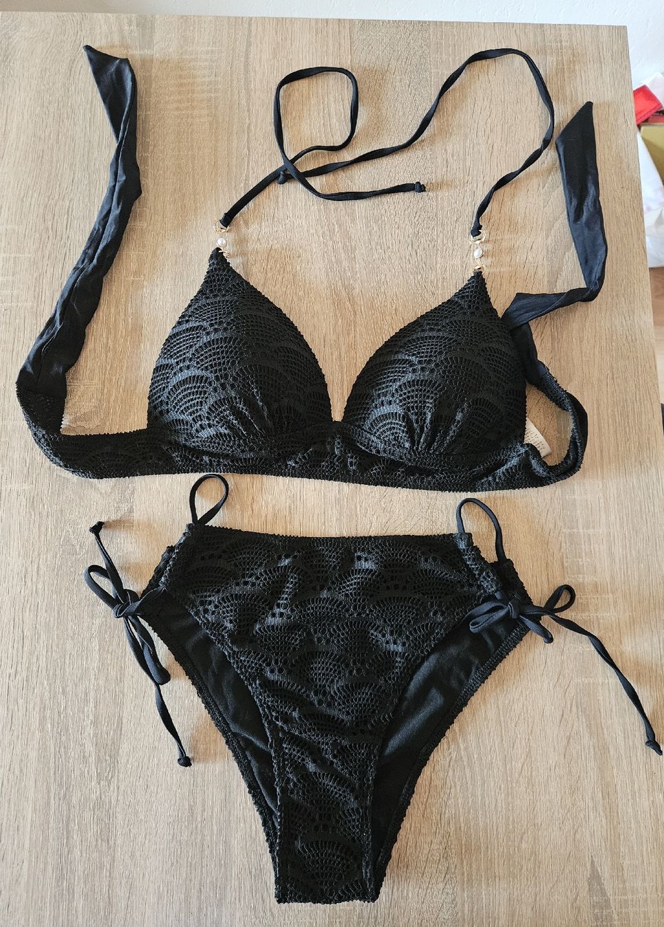 Shein Costumi da bagno & Bikini: Bikini von SHEIN schwarz - Grösse M – Nuovo (secondo la descrizione) da Ebikon venduto da SecondChance_byM