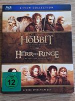 Alle 3 Hobbit und alle 3 Herr der Ringe, Boxset 6 Blu-rays