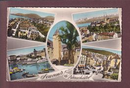 Souvenir de NEUCHÂTEL - 5 images - 1959
