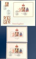 1988 Norwegen König Olav V  FDC + Block 9 ** und ET