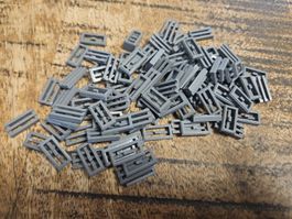 lego 2412 lot de 100 pièces Dark Bluish Gray Tile,