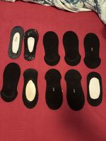 Schwarze Sneaker Söckli / Füsslinge, Grösse 36-41, Neu