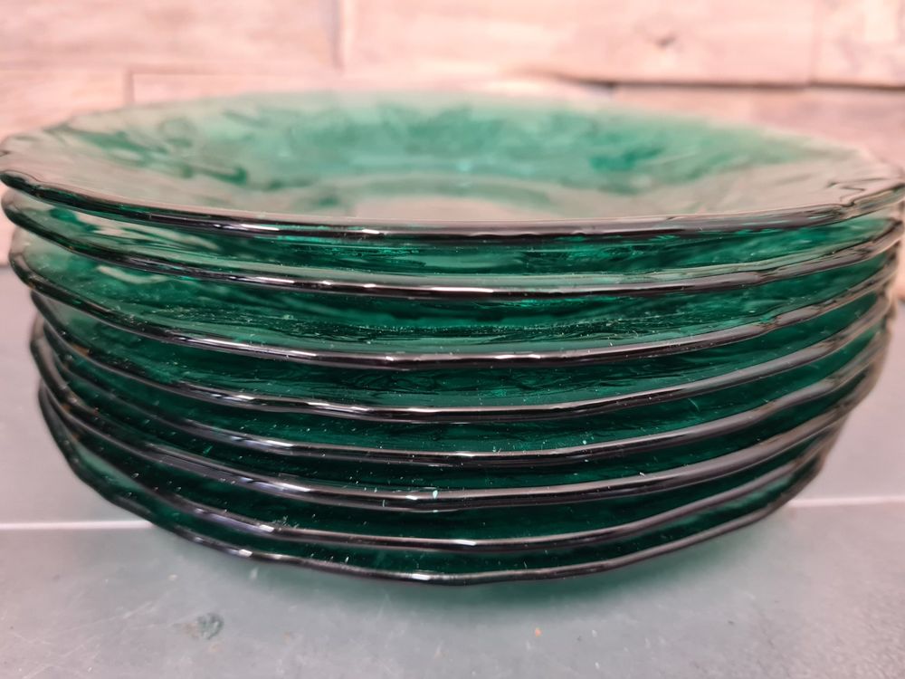 Glas Dessert- oder Salat Teller 8 Teilig, Ø 21 cm | Kaufen auf Ricardo