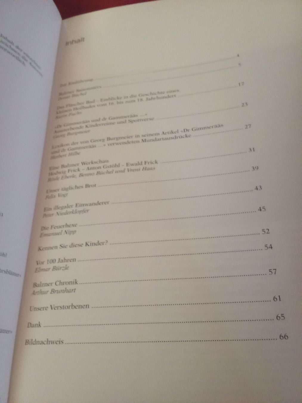 Libri: Balzner Neujahresblätter 2003 – Usato da Remetschwil venduto da Privatflohmi 3