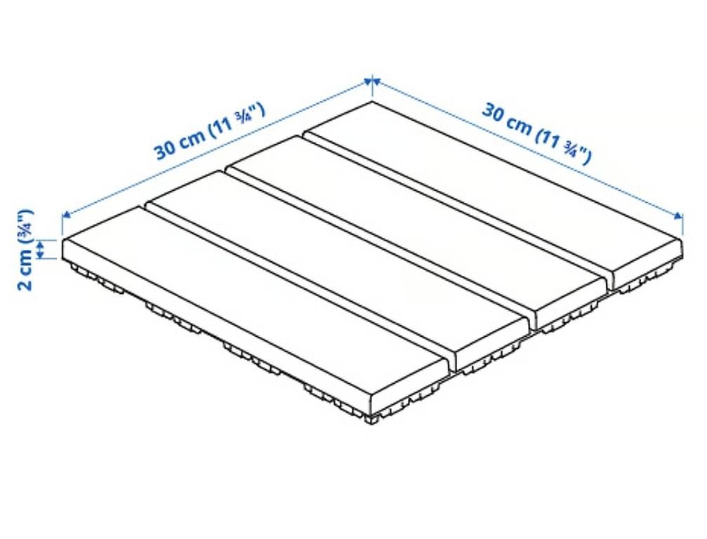 Bodenbeläge: 70x Bodenplatte RUNNEN IKEA – Gebraucht aus Muttenz von jas_9hhq 1