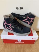 Kinderstiefel Elefanten Grösse 28 dunkelblau mit Sternen neu