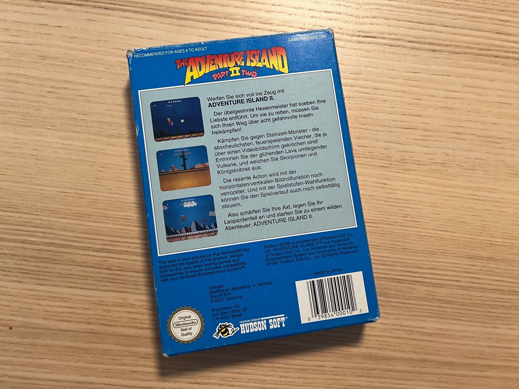 Spiele: Adventure Island 2 NES OVP CIB – Gebraucht aus Männedorf von Armando76 1