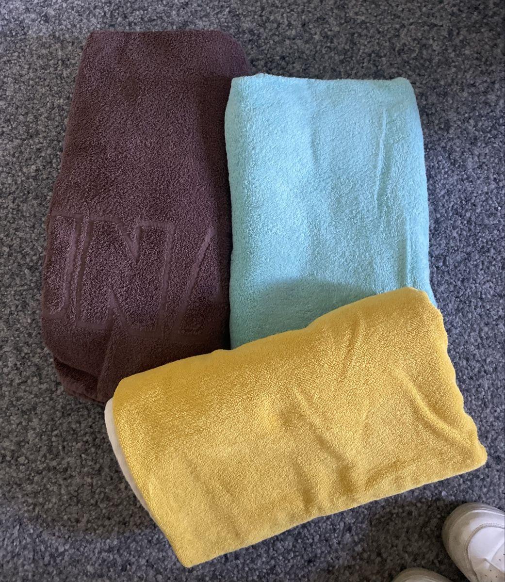 Serviettes de bain: 3 Badetücher gebraucht, für Sauna oder Strand – D'occasion à Au ZH par Jaggy4 1